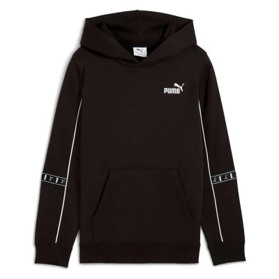 суичър,детски,блузи,puma,ess,tape,layout,hoodie,black