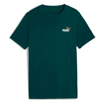 тениска,детски,тениски,puma,essentials,2,graphics,small,nº1,logo,short,sleeve,t,shirt,green,terrain,(green)