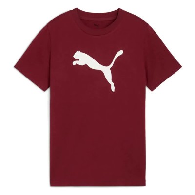 тениска,детски,тениски,puma,essentials,foundation,cat,logo,short,sleeve,t,shirt,ruby,shimmer,(red)