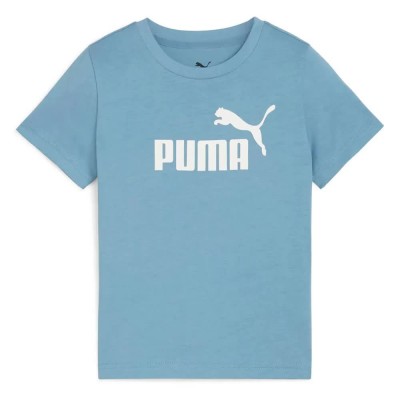 тениска,детски,тениски,puma,essentials,foundation,nº1,logo,ps,short,sleeve,t,shirt,cool,blue,(blue)