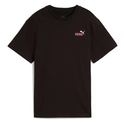 тениска,детски,тениски,puma,essentials,graphics,2,relaxed,short,sleeve,t,shirt,black,poised,pink,(black)