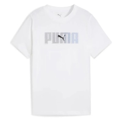 тениска,детски,тениски,puma,essentials,graphics,logo,lab,short,sleeve,t,shirt,white