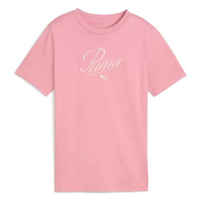 тениска,детски,тениски,puma,essentials,graphics,script,short,sleeve,t,shirt,poised,pink,(pink)