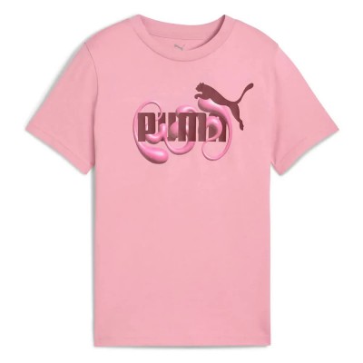 тениска,детски,тениски,puma,graphics,nº1,logo,short,sleeve,t,shirt,poised,pink,(pink)