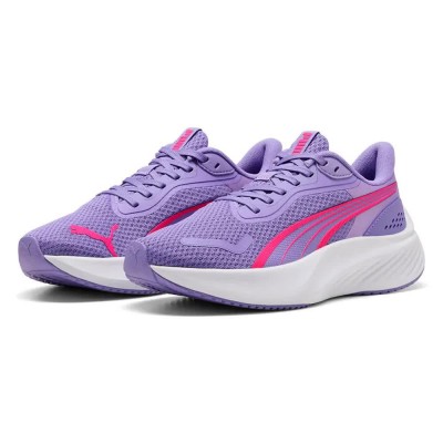 маратонки,детски,маратонки,puma,pounce,lite,trainers,lavender,alert,glowing,pink,white,(purple)