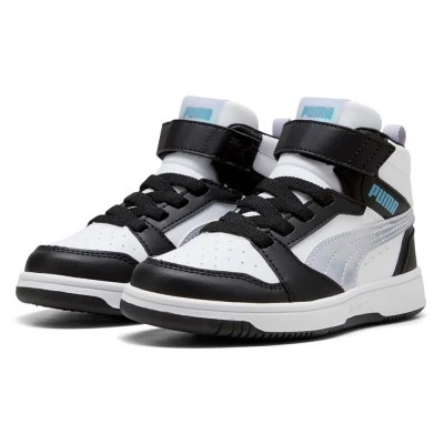 маратонки,мъжки,маратонки,дамски,маратонки,puma,rebound,v6,mid,space,belle,ac+,ps,trainers,white,(black,lilac,crush,white)