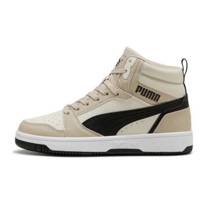 маратонки,мъжки,маратонки,дамски,маратонки,puma,rebound,v6,mid,trainers,beige,(desert,dust,black,vapor,gray)
