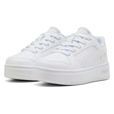 маратонки,детски,маратонки,puma,rebound,femme,ps,trainers,white,vapor,gray,(white)