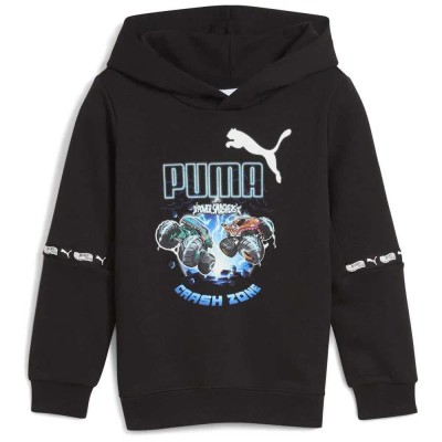 суичър,детски,блузи,puma,x,hot,wheels,graphic,hoodie,black