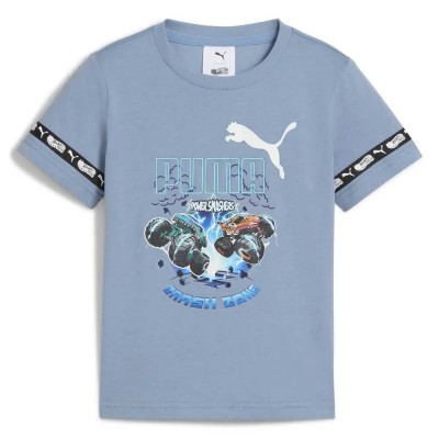 тениска,детски,тениски,puma,x,hot,wheels,short,sleeve,t,shirt,cool,blue,(blue)