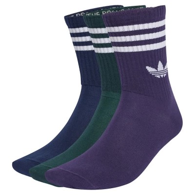 чорапи,мъжки,чорапи,дамски,чорапи,adidas,originals,3,stripes,crew,socks,3,units,multicolor,(night,indigo,aurora,ivy,aurora,plum)