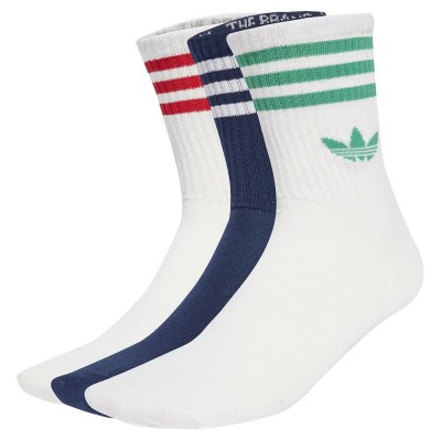 чорапи,мъжки,чорапи,adidas,originals,3,stripes,crew,socks,3,units,white,night,indigo,white,(white,blue)