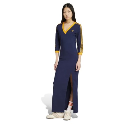 рокля,дамски,поли,и,рокли,adidas,originals,adicolor,classics,3,stripes,maxi,dress,night,indigo,crew,orange,(blue)