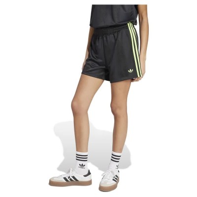 къси,панталони,дамски,панталони,adidas,originals,adicolor,football,jacquard,3,stripes,shorts,black,signal,green,(black)