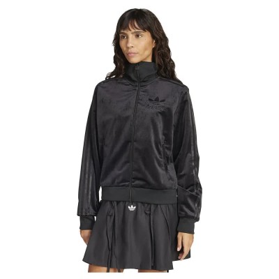 яке,дамски,анцузи,adidas,originals,adicolor,velour,tracksuit,jacket,black