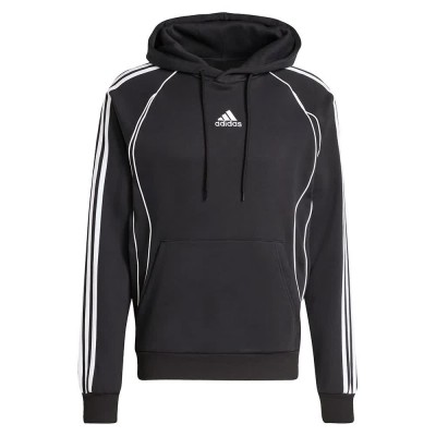 суичър,мъжки,пуловери,adidas,originals,adicolor,teamgeist,cut,line,hoodie,black,white,(black)