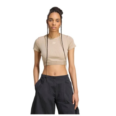 тениска,мъжки,тениски,дамски,тениски,adidas,originals,essentials,rib,washed,short,sleeve,t,shirt,beige,(stone,khaki)