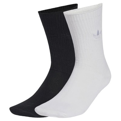 чорапи,мъжки,чорапи,adidas,originals,everyday,icons,crew,socks,2,units,white,black
