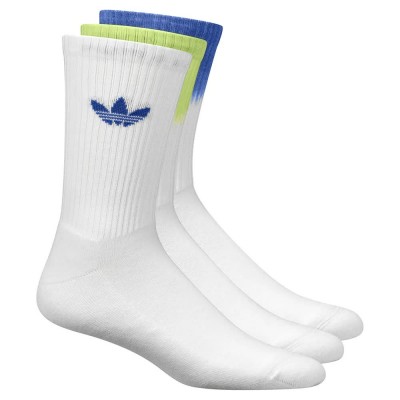 чорапи,мъжки,чорапи,adidas,originals,ombre,crew,socks,3,units,white,(white,pulse,lime,blue)