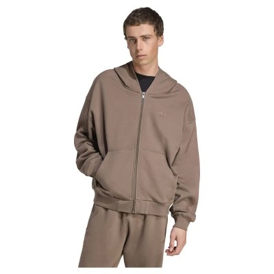 блуза,мъжки,пуловери,adidas,originals,premium,essentials,full,zip,sweatshirt,brown,(earth,strata)