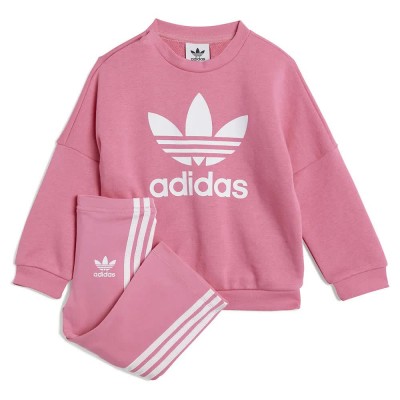 детски,екипи,детски,облекла,за,момчета,adidas,originals,loose,crew,flared,leggings,set,pink,fusion
