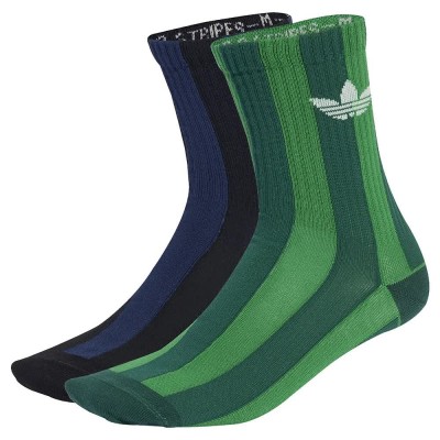 чорапи,мъжки,чорапи,adidas,originals,striped,crew,socks,2,units,green,aurora,ivy,off,white,(green,blue)