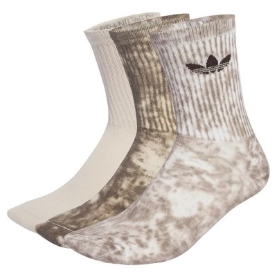 чорапи,мъжки,чорапи,дамски,чорапи,adidas,originals,tie,dye,crew,socks,3,units,brown,grey,(trace,brown,dark,brown,putty,mauve)