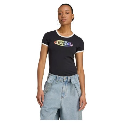 тениска,дамски,тениски,adidas,originals,x,jeremy,scott,pride,graphic,slim,short,sleeve,t,shirt,black,(black)