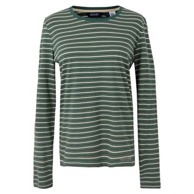 тениска,дамски,тениски,regatta,federica,long,sleeve,t,shirt,spruce,green,light,vanilla,(green)