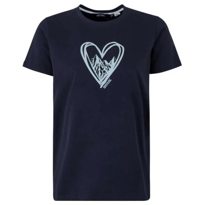 тениска,дамски,тениски,regatta,filandra,ix,short,sleeve,t,shirt,navy,heart,mountain,(blue)