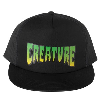 шапка,всички,шапки,creature,logo,mesh,trucker,structured,cap,black