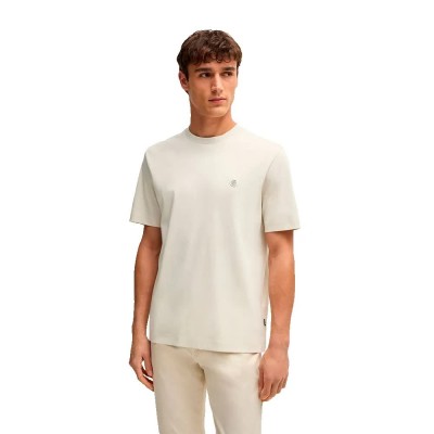 тениска,мъжки,тениски,boss,c,taut,10263030,short,sleeve,t,shirt,beige,(open,white)