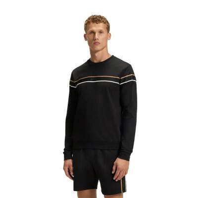 блуза,мъжки,пуловери,boss,iconic,10269546,02,sweatshirt,black,(black)