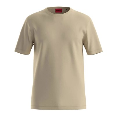 тениска,мъжки,тениски,hugo,dimerstee,10271881,01,short,sleeve,t,shirt,beige,(open,beige)