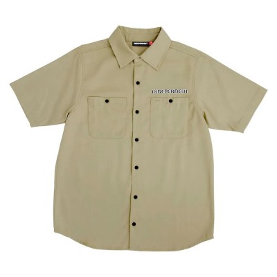 риза,с,къс,ръкав,мъжки,ризи,independent,union,work,short,sleeve,shirt,beige,(khaki)