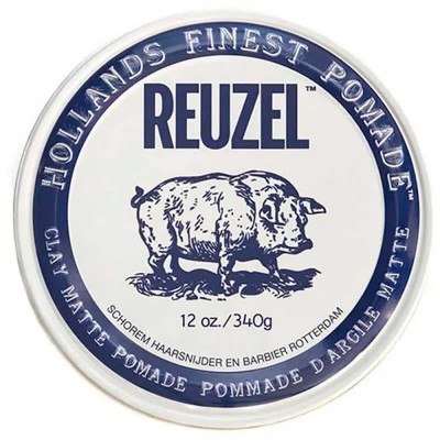 хигиена,коса,reuzel,clay,matte,pomade,340,ml,clear,(white)