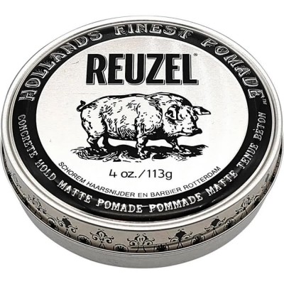 хигиена,коса,reuzel,concrete,hold,matte,pomade,113,ml,silver,(white)