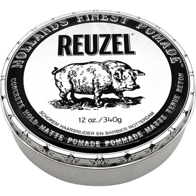хигиена,коса,reuzel,concrete,hold,matte,pomade,340,ml,silver,(white)