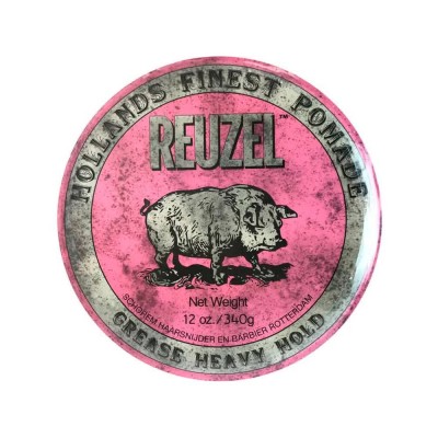 хигиена,коса,reuzel,heavy,hold,grease,pomade,340,ml,pink,(pink)