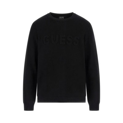 блуза,мъжки,пуловери,guess,3d,logo,sweater,jet,black,a996