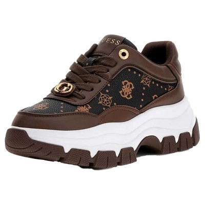 маратонки,дамски,маратонки,guess,berrett2,trainers,brown