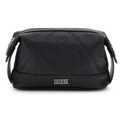 несесер,тоалетни,принадлежности,guess,boston,small,necessaire,wash,bag,black