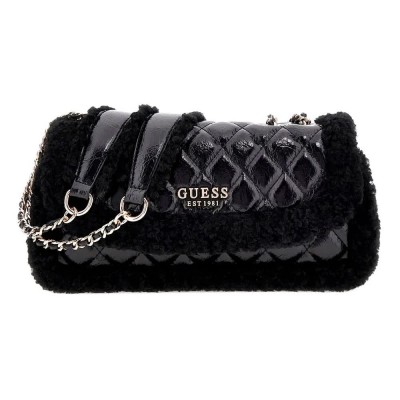 чанта,всички,чанти,guess,cristi,convertible,flap,bag,black