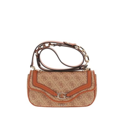 чанти,за,през,рамо,guess,dea,flap,crossbody,latte,logo