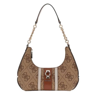 чанта,за,през,рамо,всички,чанти,guess,erenia,shoulder,bag,brown,(latte,logo)