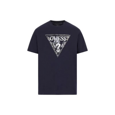 тениска,мъжки,тениски,guess,guetriangle,short,sleeve,t,shirt,blue,(smart,blue)