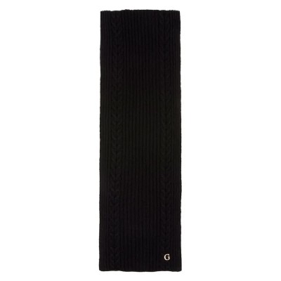 шал,ръкавици,шапки,и,шалове,guess,knitted,scarf,black