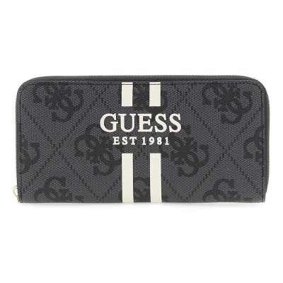 портфейли,и,портмонета,guess,laurel,ii,slg,large,wallet,coal,logo,(grey)