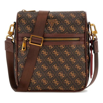чанти,за,през,рамо,guess,milano,2,crossbody,brown,ochre,(brown)