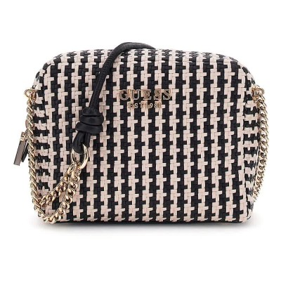 чанти,за,през,рамо,guess,mirema,camera,crossbody,black,multi,(beige,black)